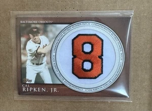 2012 Topps - Manufactured Retired Number Patch Cal Ripken #RN-CR - Picture 1 of 2