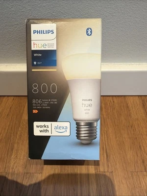 Philips Hue White 800 E27 White 9W LED (806 Lumen) ✔️ NEU & OVP ⚡ Blitzversand - Bild 1 von 4