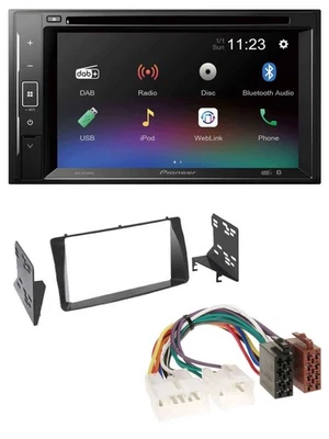 Pioneer Bluetooth MP3 USB 2DIN DAB DVD Autoradio für Toyota Corolla E12U/E12J 20 - Bild 1 von 4