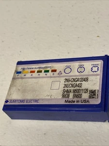 Single New SUMITOMO CBN Tipped Insert 2NUCNGA432 BN600 (B4) - Picture 1 of 4