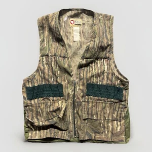 VTG Realtree Original Camo Turkey Dove Hunting Vest Men's Small - Sports Afield - Picture 1 of 15