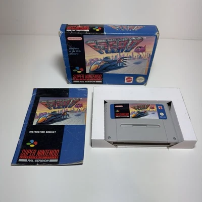F Zero Super Nintendo PAL Game Complete In Box CIB SNES VGC - Image 1 of 4