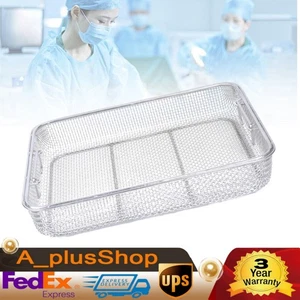 Cesta de alambre de malla de esterilización instrumento quirúrgico marco de malla acero inoxidable EE. UU. - Imagen 1 de 13