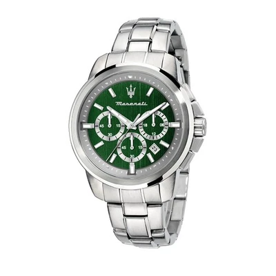 Maserati Successo – Orologio Cronografo Uomo Verde Acciaio (R8873621017) - Immagine 1 di 4