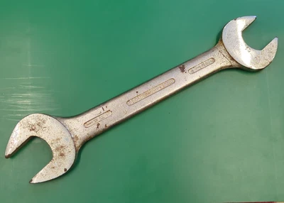 Vintage Bedford Vanadium 1"Whitorth x 7/8" Whitworth Open Ended Spanner England - Image 1 of 4