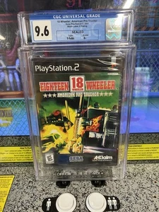 PS2 18 ruedas American Pro Trucker 2001 etiqueta negra graduado CGC 9,6 A+ sellado - Imagen 1 de 7