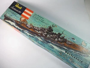 VINTAGE REVELL H-301 USS Missouri Battleship 1/535 Boxed 1953 - Picture 1 of 7
