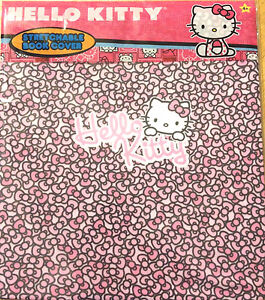 NOWOŚĆ Sanrio Hello Kitty Różowa okładka książki Leopard Tkanina Zmywalny szkolny zeszyt 
