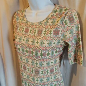 Abito Tshirt LuLaRoe Julia Leggero Pastello Taglia XS Nuovo - Foto 1 di 13