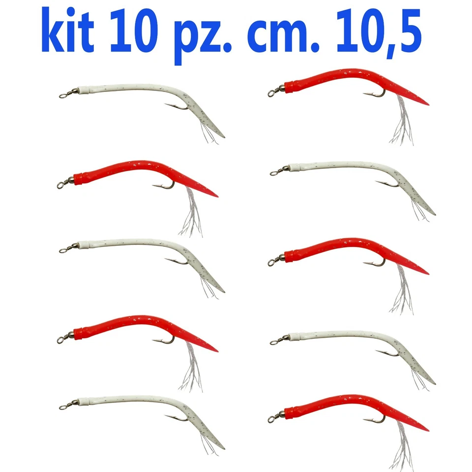 artificiali pesca in mare spigola traina esche gomma shad spinning serra pesce - Immagine 1 di 1