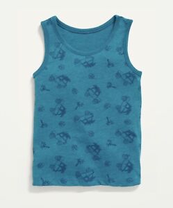 Old Navy Toddler Boy Girl ~ Blue with Cars Tank Top ~ Size 2T … NWT
