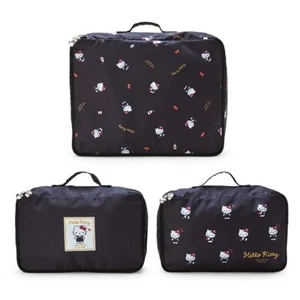 Lotto 3 valigie da viaggio Hello Kitty custodia interna nere 1 grandi 2 medie - Foto 1 di 6