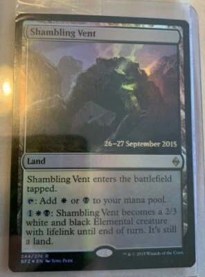 [Shambling Vent] :: [Near Mint Promo, STILL SEALED!!!] :: [Battle For Zendikar] - Image 1 of 2