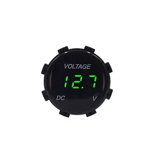 Voltmeter Voltage DC 12V-24V Tester Led Display for Car Motorcycle Boat ATVTruck - Picture 1 of 10