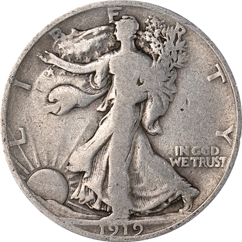 1919-D Walking Liberty Half Dollar Nice Circ - Great Set Builder - STOCK Cover