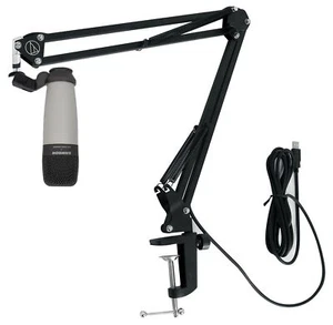 Samson C01 Studio Condenser Mic Recording Microphone+Audio Technica Boom Arm - Picture 1 of 12