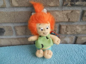 VINTAGE 1990 NANCO PEBBLES OF THE FLINTSTONES 9" PLUSH DOLL WITH TAGS CHINA - Picture 1 of 18