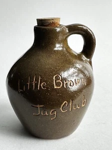 Vintage Bybee Pottery Little Brown Jug Club Scratch Jug Gene Paulin Irvin Fultz - Picture 1 of 19