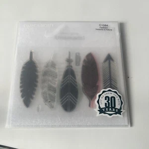 CTMH C1584 FEDERN ~ 5 große 4" detaillierte Federn - Bild 1 von 5