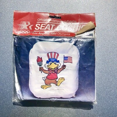 Vintage Los Angeles Olympics 1984 Seat Cushion 14" RARE!! - Image 1 of 4