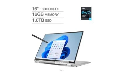 LG Gram 2 en 1 Pantalla Táctil 16", Core i7 12ª Gen, 1TB SSD, 16GB, 16T90Q-K.AAC8U1 Foto 1 de 4