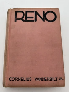 Cornelius VANDERBILT JR. / RENO -- 1st Printing 1st Edition 1929 - Picture 1 of 11