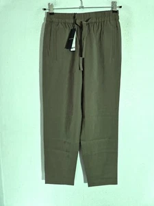 COMMA Damen  Schlupfhose Jog Pants  Hose Gr. 34  olive  Tapered Leg  neu - Picture 1 of 5