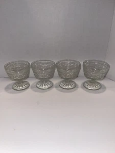 4 Vintage We Ford Anchor Hocking 3 5/8” Champagne Tall Sherbet - Picture 1 of 8