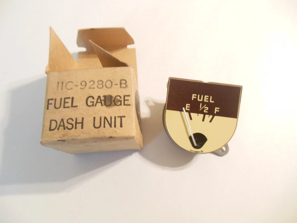 1941 Ford Sedan Delivery Fuel Dash Gauge #11C-9280B NOS - Image 1 of 3