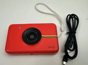 Polaroid Snap Instant Digital Camera In Red w/ USB Charger - Picture 1 of 3