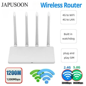 JAPUSOON WE2805 Wireless Router Ethernet RJ-45 Dualband Modem Router SIM Slot - Picture 1 of 7