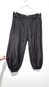 SA DOT NA black silk balloon leg pants size 14 made in Australia Melbourne - Picture 1 of 10
