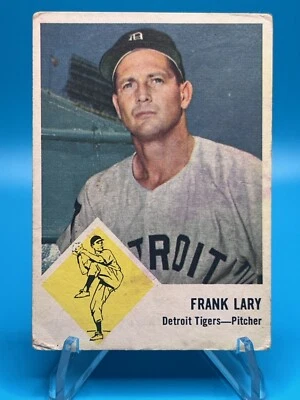 1963 Fleer - #14 Frank Lary Vintage Detroit Tigers Pr+Vg - FREE SHIPPING - Image 1 of 2