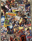 Marvel Avengers Comic Collage 1000 Piece Jigsaw Puzzle COMPLETE in Box