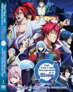 ANIME DVD THAT TIME I GET REINCARNATED AS A SLIME SEASON 3 ENGLISH DUBBED - Picture 1 of 7