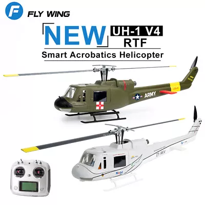 FlyWing UH1 V4 RC Hubschrauber RTF 16V Brushless 10CH GPS H1 Flight Controller - Bild 1 von 4