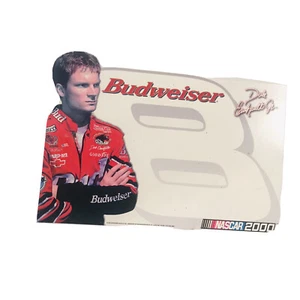Dale Earnhardt Jr Nascar 2000 Budweiser Bier Werbung Papier Schild Poster 1999 Man Cave - Bild 1 von 10