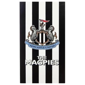 Newcastle United FC Stripe Crest Beach Bath Towel NUFC Gift - Picture 1 of 2