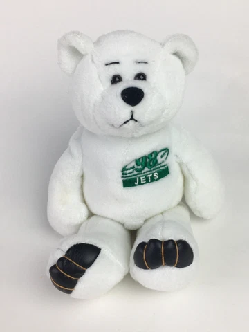 NFL• NEW YORK JETS• #19 K Johnson•  1998 Souvenir ProBear• By Limited Treasures• Cover