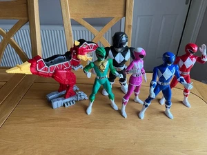 Power Rangers MMPR Hasbro varias figuras de acción 5 figuras y un Dino Charge Zord - Imagen 1 de 6