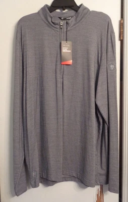 Travis Mathew Havasu Gray 1/4 zip Pullover XXL Inverness C.C. NWT - Image 1 of 2