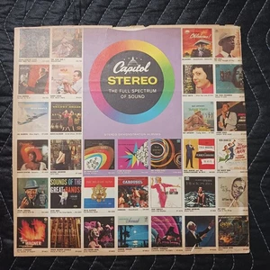 INNER SLEEVE ONLY (NO ALBUM / NO JACKET) - CAPITOL RECORDS "full spectrum " - Picture 1 of 2