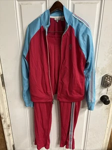 Izod rosa und blau Trainingsanzug Gr. XL S5 - Bild 1 von 3