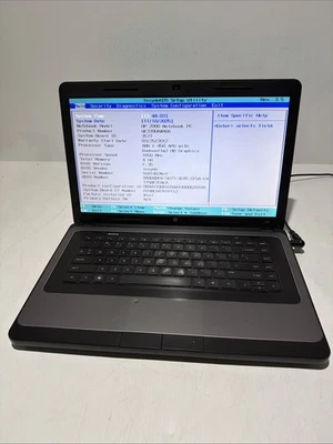 Hp 2000 Notebook 15" Laptop AMD E-450 4gb Ram No Drives No Battery Boots Bios - Image 1 of 4