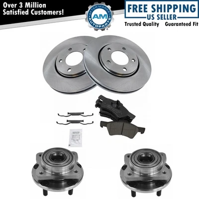 Kit delantero de rotor de pastillas de freno de cerámica de cubo de rueda para caravana urbana y rural Foto 1 de 4