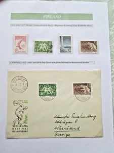 FINLAND8 1950-51 (2 PAGES) - Picture 1 of 2