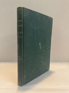 Historic Families of Kentucky, Thomas Marshall Green 1889 FIRST SERIES VERY GOOD - Picture 1 of 6