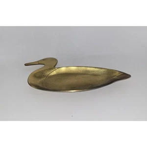 Brass Duck Tray - Keys-Coins-Trinkets-Jewelry-Decor - used good condition - Picture 1 of 7