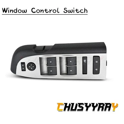 Tampa do painel moldura interruptor mestre janela para 2010-2014 GMC Sierra 3500 HD - Imagem 1 de 4