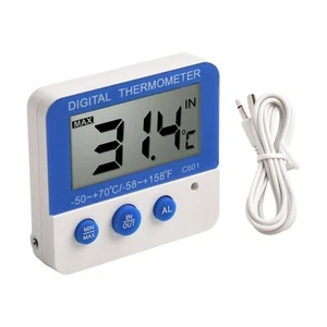 Innovative Portable Temperature Humidity Meter with Alarm Functionality - Zdjęcie 1 z 12